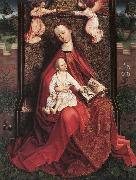 unknow artist Virgin and Child Crowned by Two Angels France oil painting reproduction
